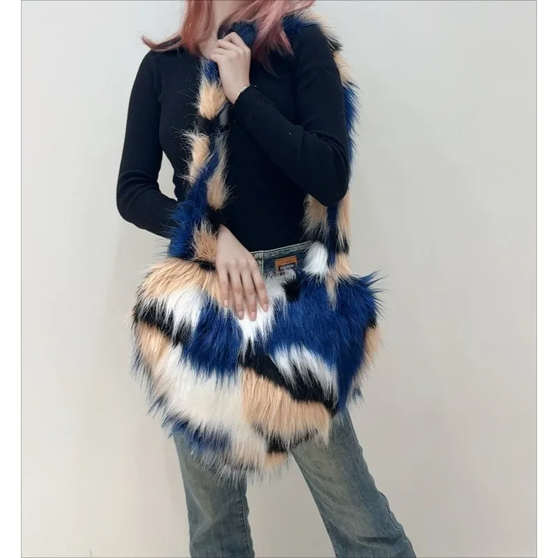 2026NewNew Color High-end Imitation Fox Fur Women's Shoulder High-end Fashion Bag, Fashionable Heart-shaped Fur Fur Fur Bag, Trendy Travel Travel Versatile Love Crossbody Bag
2026NewNew Color High-end Imitation Fox Fur Women's Shoulder High-end Fashion Bag, Fashionable Heart-shaped Fur Fur Fur Bag, Trendy Travel Travel Versatile Love Crossbody Bag