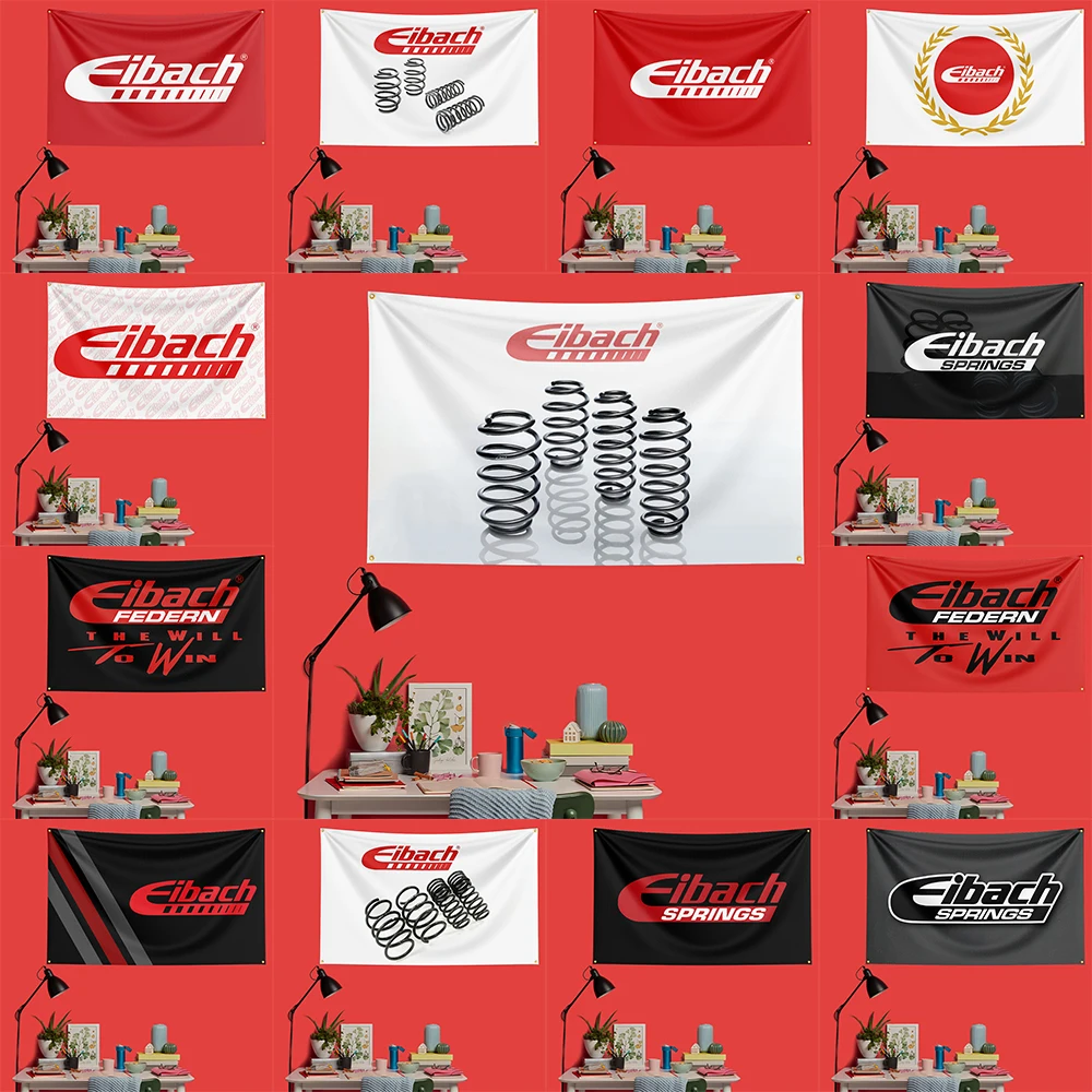 Eibach Springs Flag 3x5 FT 90x150cm Polyester Garage Wall Decor Banner For Auto Tuning Fans
Eibach Springs Flag 3x5 FT 90x150cm Polyester Garage Wall Decor Banner For Auto Tuning Fans
