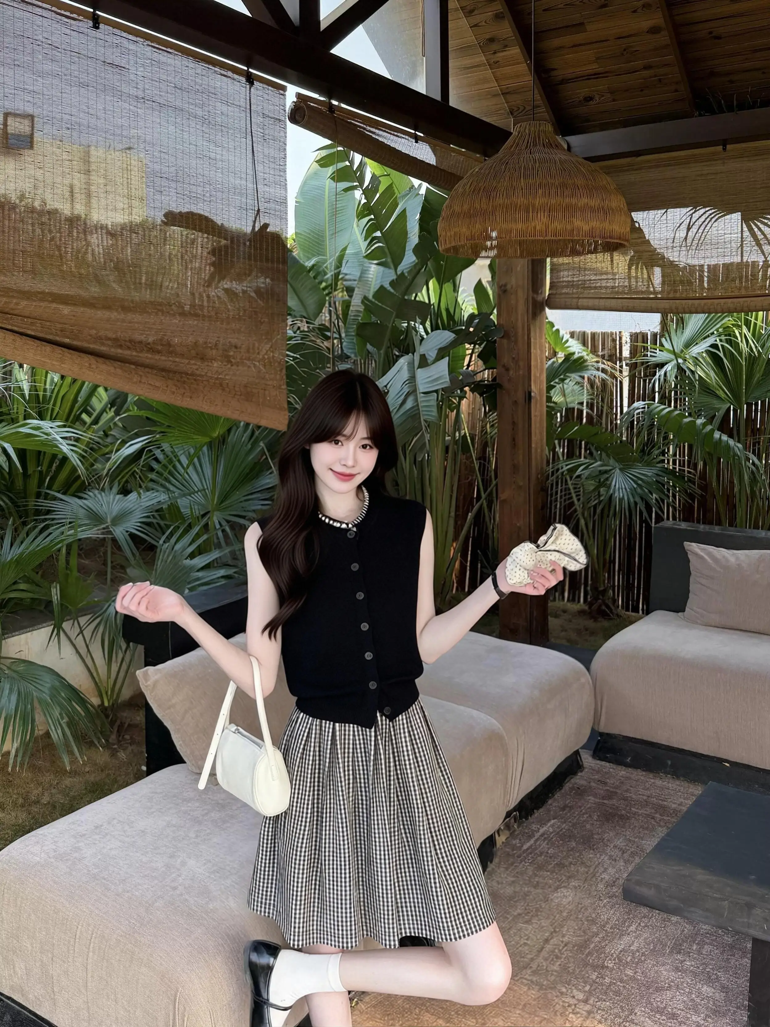Sweet Ballet Gentle Set Women Summer 2026 New Splicing Plaid Vest Pleated Skirt Two-piece Trendy Outfit High Waist
Sweet Ballet Gentle Set Women Summer 2026 New Splicing Plaid Vest Pleated Skirt Two-piece Trendy Outfit High Waist