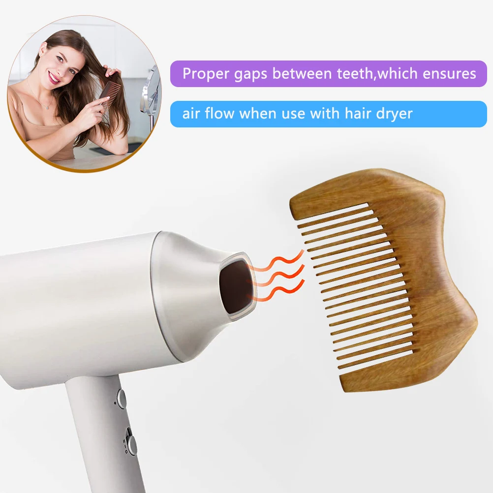 2 Pcs Sandalwood Comb Natural Hair Scalp for Home Portable Wooden Hairdressing Travel
2 Pcs Sandalwood Comb Natural Hair Scalp for Home Portable Wooden Hairdressing Travel