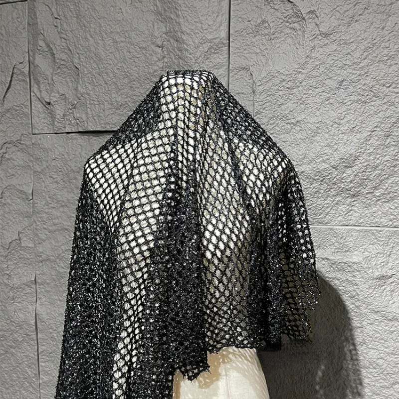 Сверкающая сетчатая ткань с кисточками и выдолбленной черной полупрозрачной текстурой, градиентная сетка для торжественного платья, дизайнерская ткань для одежды Han
Сверкающая сетчатая ткань с кисточками и выдолбленной черной полупрозрачной текстурой, градиентная сетка для торжественного платья, дизайнерская ткань для одежды Han