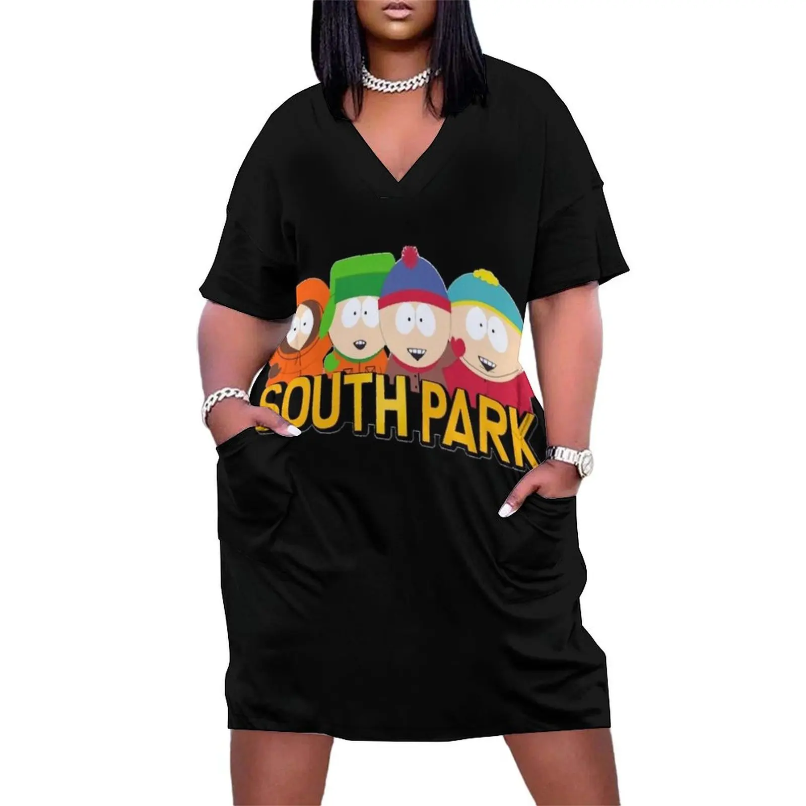 Southpark Loose Pocket Dress women's clothing korea stylish Party dresses for women Bridesmaid dress woman
Southpark Loose Pocket Dress women's clothing korea stylish Party dresses for women Bridesmaid dress woman