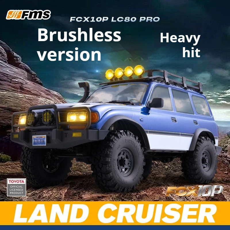FMS FCX10 Pro Toyota LC80 Simulation Crossing альпинистский автомобиль с высокоскоростным и низким пультом дистанционного управления
FMS FCX10 Pro Toyota LC80 Simulation Crossing альпинистский автомобиль с высокоскоростным и низким пультом дистанционного управления