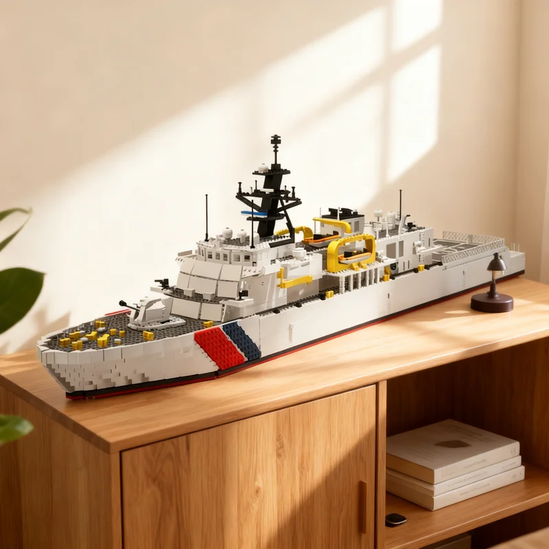 4177pcs MOC Offshore Patrol Cutter OPC City Coast Guard Model Building Blocks Architecture Toys Christmas Gifts Education Kids
4177pcs MOC Offshore Patrol Cutter OPC City Coast Guard Model Building Blocks Architecture Toys Christmas Gifts Education Kids