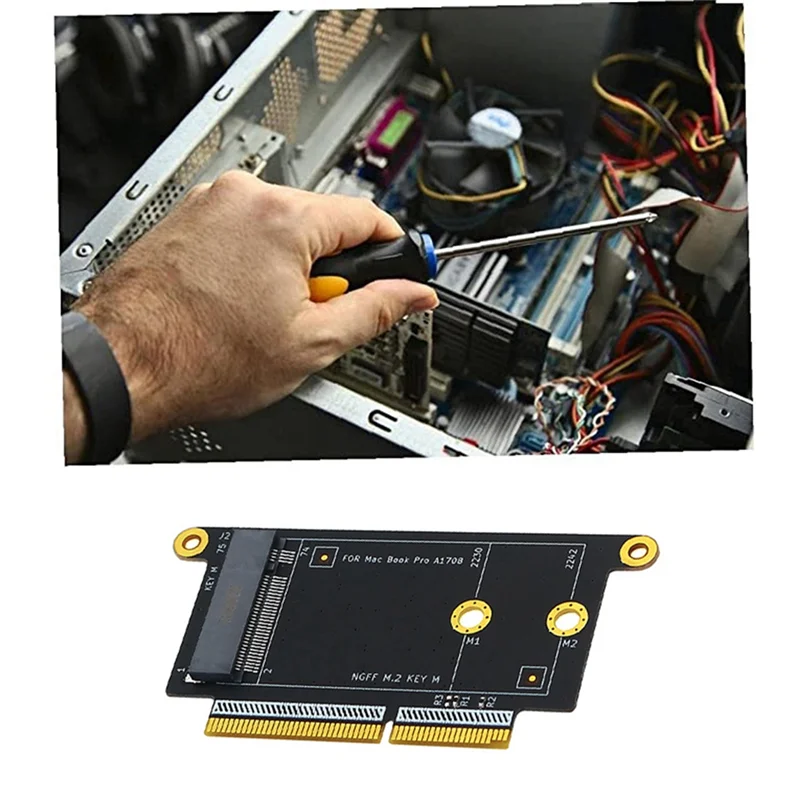 Адаптер NGFF M.2 NVMe Key M 2230/2242 типа для Macbook Pro A1708 модель NVMe SSD адаптер
Адаптер NGFF M.2 NVMe Key M 2230/2242 типа для Macbook Pro A1708 модель NVMe SSD адаптер