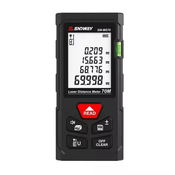 HEDAO SW-MS50 Professional Laser Distance Meter Rangefinder with Digital Tape Measure Area & Volume Calculation
HEDAO SW-MS50 Professional Laser Distance Meter Rangefinder with Digital Tape Measure Area & Volume Calculation
