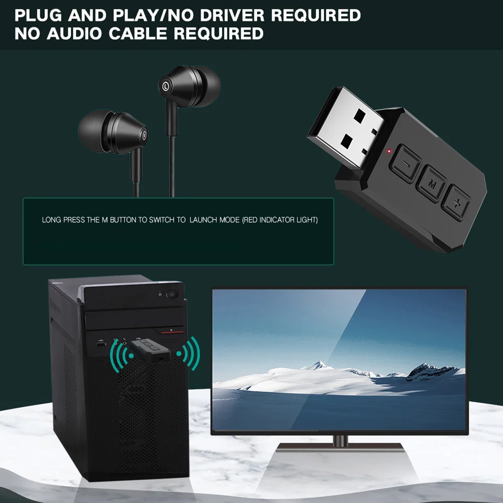 Receiver Game Console Audio Adapter for Wireless Speaker USB Signal Transmitter Cordless Electronic
Receiver Game Console Audio Adapter for Wireless Speaker USB Signal Transmitter Cordless Electronic