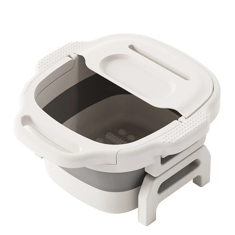 With Lid Collapsible Foot Bath Foot Massage Rollers Ergonomic Foot Soaking Tub Large Capacity Thickened Foldable Foot Bath
With Lid Collapsible Foot Bath Foot Massage Rollers Ergonomic Foot Soaking Tub Large Capacity Thickened Foldable Foot Bath