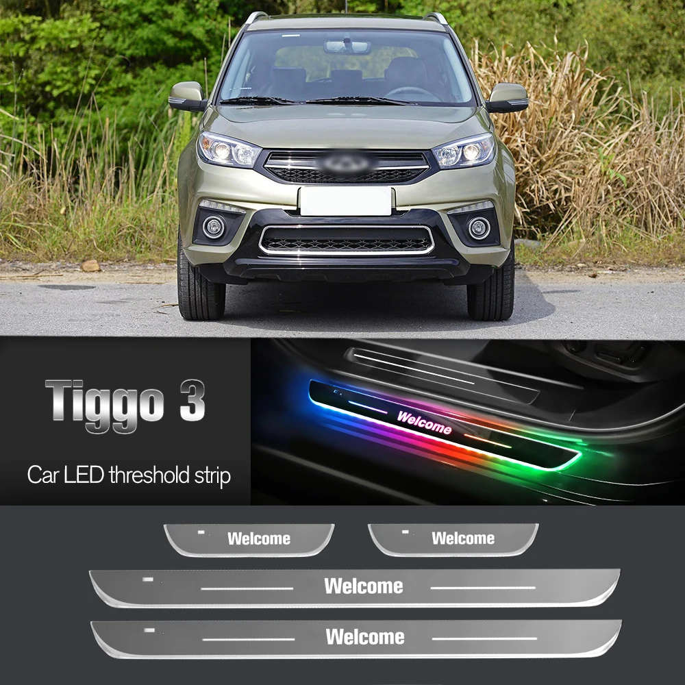 Car Door Sill Light For Chery Tiggo 3 2014-2016 2015 Customized Logo LED Welcome Threshold Pedal Lamp Accessories
Car Door Sill Light For Chery Tiggo 3 2014-2016 2015 Customized Logo LED Welcome Threshold Pedal Lamp Accessories