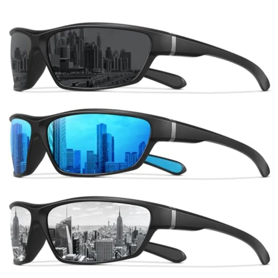 MEETSUN Polarized Sports Sunglasses for Men Women Wrap Around Driving Cycling Golf Fishing Sun Glasses UV400 Protection
MEETSUN Polarized Sports Sunglasses for Men Women Wrap Around Driving Cycling Golf Fishing Sun Glasses UV400 Protection