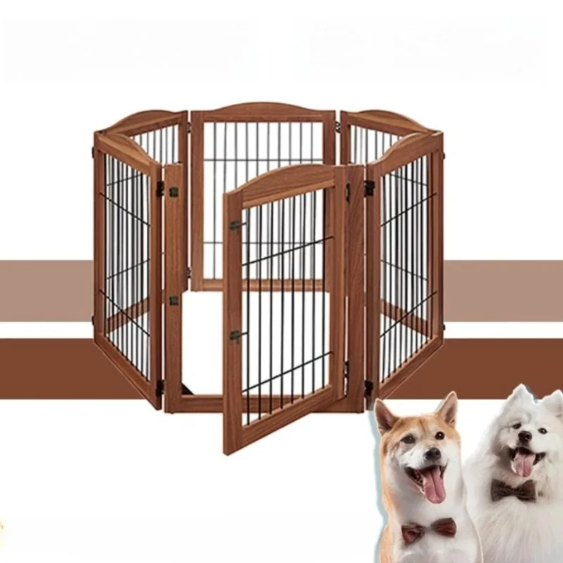 Large Folding Pet Fences Door Cute Portable Dogs Playpen Indoor Gate Free Combination Dog Fences Anti Escape Pets Supplies 
Large Folding Pet Fences Door Cute Portable Dogs Playpen Indoor Gate Free Combination Dog Fences Anti Escape Pets Supplies