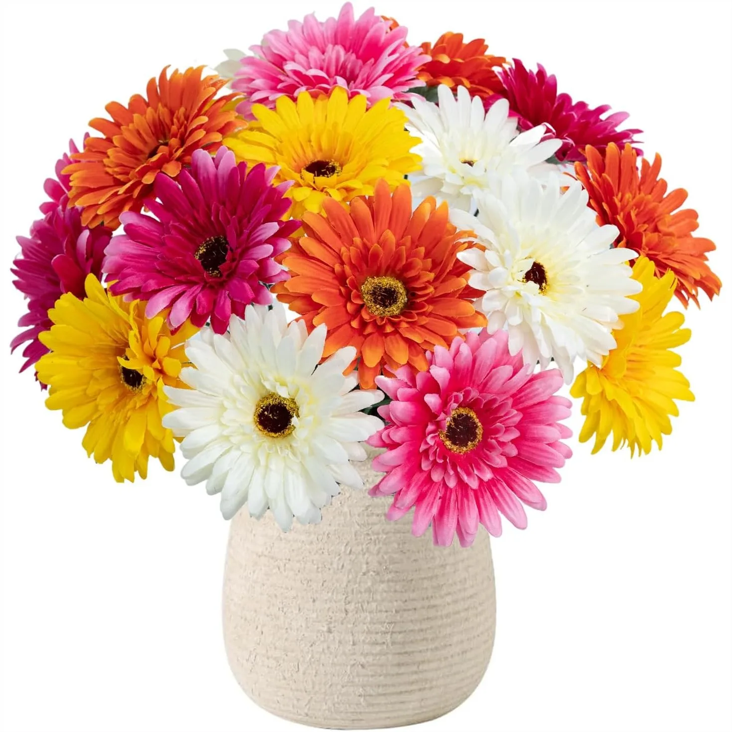 20 Pcs Artificial Gerbera Daisy Flowers with Stems for DIY Home Wedding Party Decoration
20 Pcs Artificial Gerbera Daisy Flowers with Stems for DIY Home Wedding Party Decoration