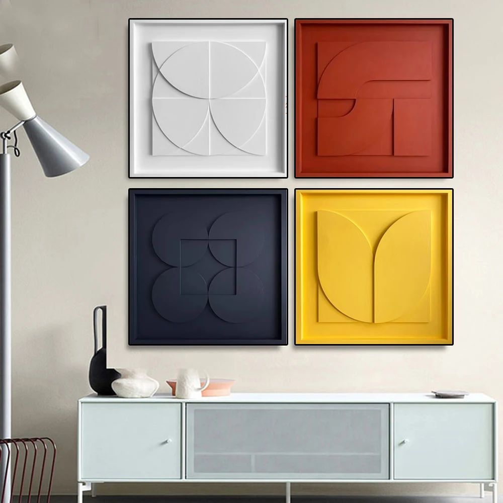 3D Three-Dimensional Relief Craft Art Poster Painting Abstract Geometric Texture Lines Canvas Prints Living Room Wall Home Decor
3D Three-Dimensional Relief Craft Art Poster Painting Abstract Geometric Texture Lines Canvas Prints Living Room Wall Home Decor