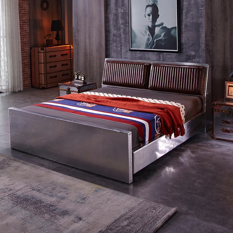 Pilot retro industrial style luxury aluminum bed and chair loft style home office furniture, customizable colors
Pilot retro industrial style luxury aluminum bed and chair loft style home office furniture, customizable colors