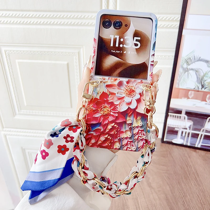 Case For Motorola Razr 60 Ultra 50 2024 Razr Ultra 2025 DIY Scarves Relief Watercolor Flower Pattern Mobile Phone Case Cover
Case For Motorola Razr 60 Ultra 50 2024 Razr Ultra 2025 DIY Scarves Relief Watercolor Flower Pattern Mobile Phone Case Cover