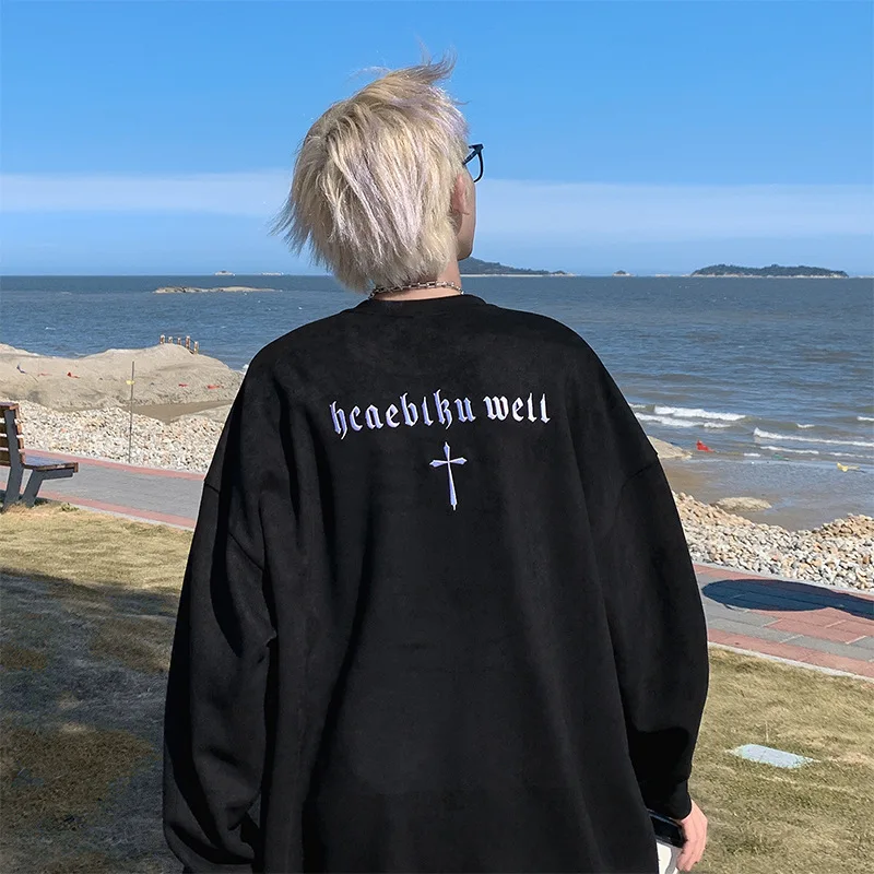 Autumn Winter Korean Style Harajuku Hip-hop Loose Long Sleeved T-shirt for Men Japan Fashion Men's Pullover Hoodies Sweatshirt
Autumn Winter Korean Style Harajuku Hip-hop Loose Long Sleeved T-shirt for Men Japan Fashion Men's Pullover Hoodies Sweatshirt