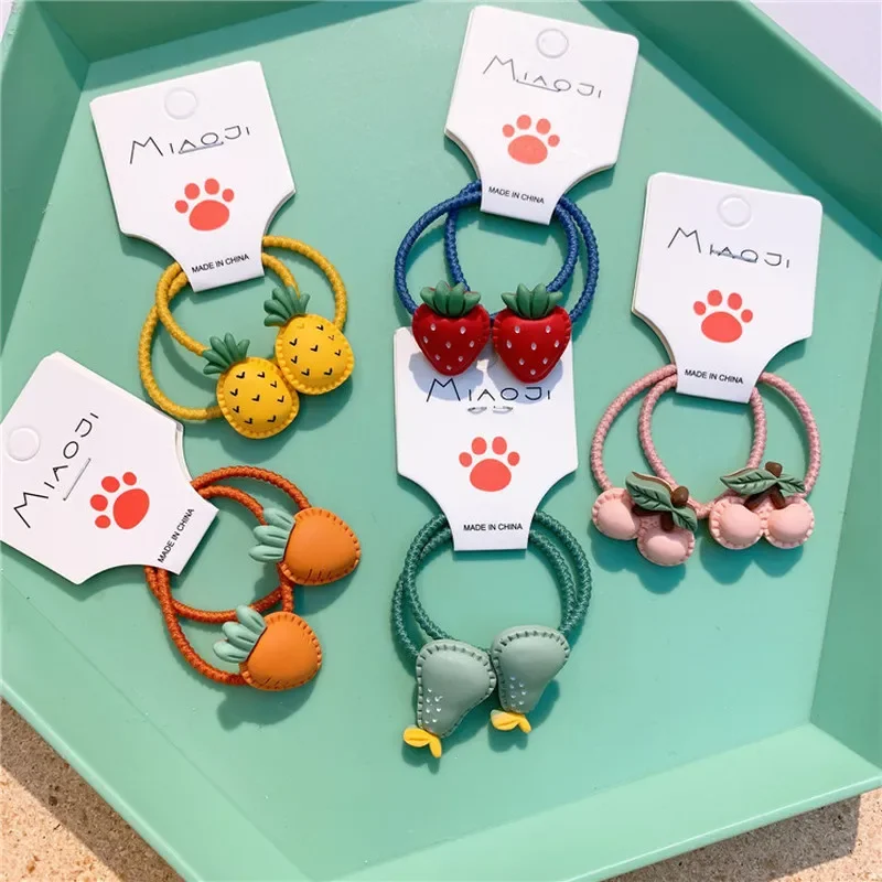 1 Pair Sweet Girl Princess Fashion Ponytail Hair Accessories Children Simple Cute Colorful Vegetable Fruit Rubber Band Hair Rope
1 Pair Sweet Girl Princess Fashion Ponytail Hair Accessories Children Simple Cute Colorful Vegetable Fruit Rubber Band Hair Rope