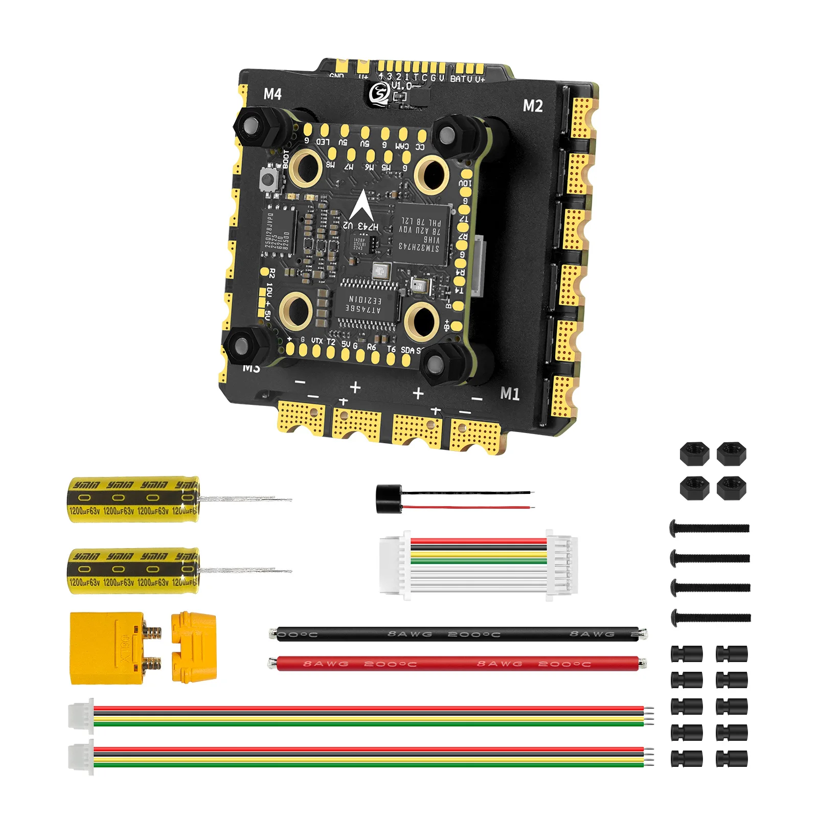 SEQURE H743 V2 & E130 G2 & E160 G2 Stack FC ICM42688P 4-12S 130A|160A ESC for Racing Freestyle FPV Racing Drone
SEQURE H743 V2 & E130 G2 & E160 G2 Stack FC ICM42688P 4-12S 130A|160A ESC for Racing Freestyle FPV Racing Drone