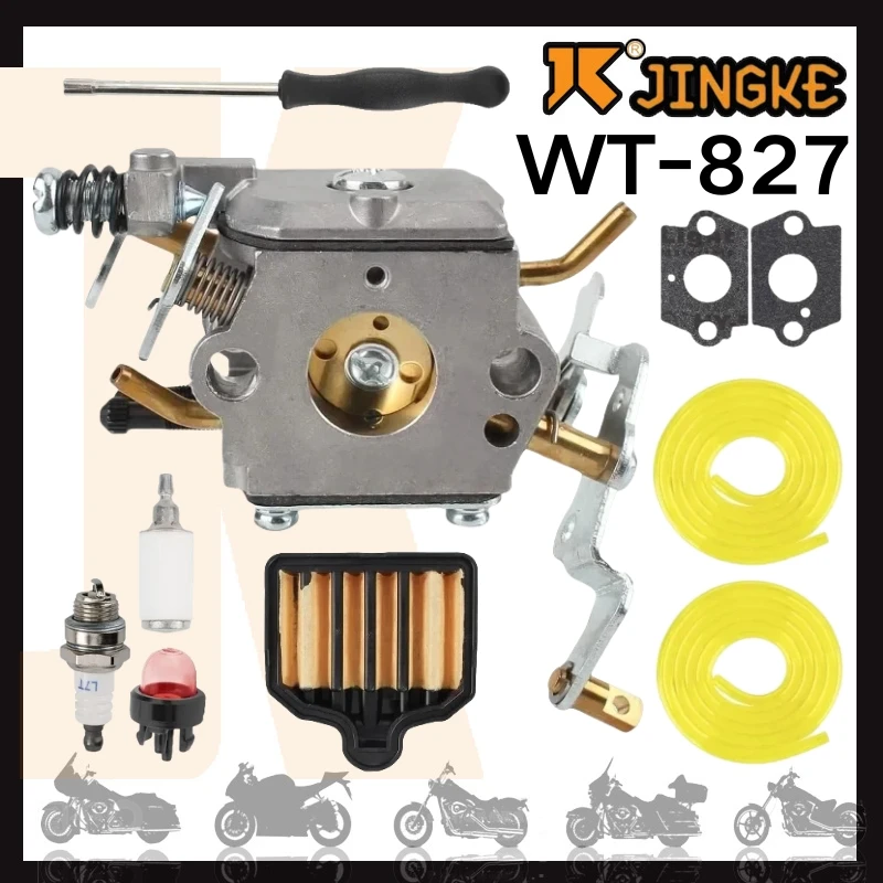 JINGKE Brand Carburetor Kit for Walbro WT-827/WT-539/685 Trimmer Replaces Ryobi 105R/132R & MTD Troy-Bilt TB10CS/TB20CS
JINGKE Brand Carburetor Kit for Walbro WT-827/WT-539/685 Trimmer Replaces Ryobi 105R/132R & MTD Troy-Bilt TB10CS/TB20CS