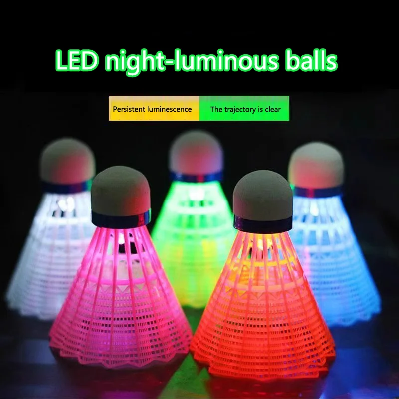 5/10Pcs LED Badminton Lighting Balls Luminous Badminton Shuttlecocks Sports Night Glowing Training Badminton Balls Dark Games
5/10Pcs LED Badminton Lighting Balls Luminous Badminton Shuttlecocks Sports Night Glowing Training Badminton Balls Dark Games