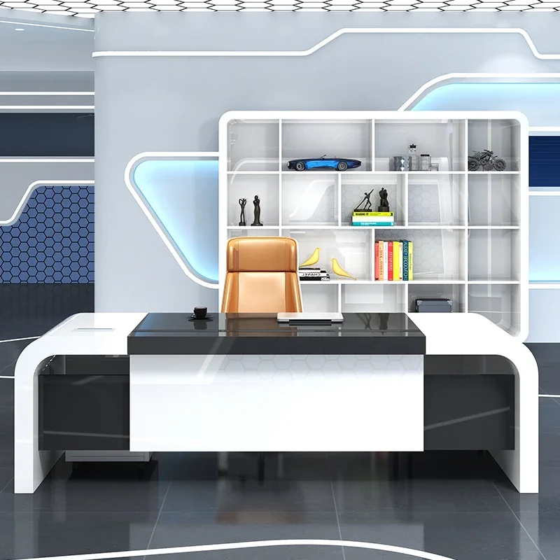 Boss Computer Table Office Desk Luxury Design Motion Desk Lateral File Cabinet Modern Office Furniture Mesa Plegable Desk
Boss Computer Table Office Desk Luxury Design Motion Desk Lateral File Cabinet Modern Office Furniture Mesa Plegable Desk