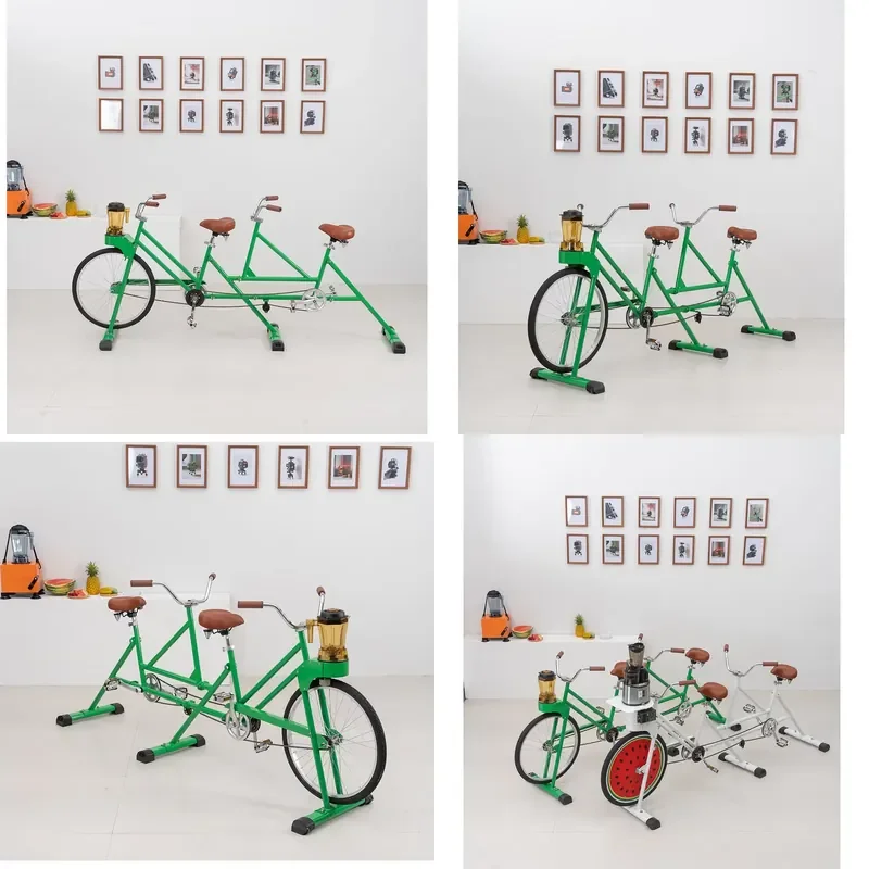 EXI Fixed Gear Smoothie Extractor Juicer Tandem Biking for Beach Cruiser Unicycle Party Two Person Amusement Bikes
EXI Fixed Gear Smoothie Extractor Juicer Tandem Biking for Beach Cruiser Unicycle Party Two Person Amusement Bikes
