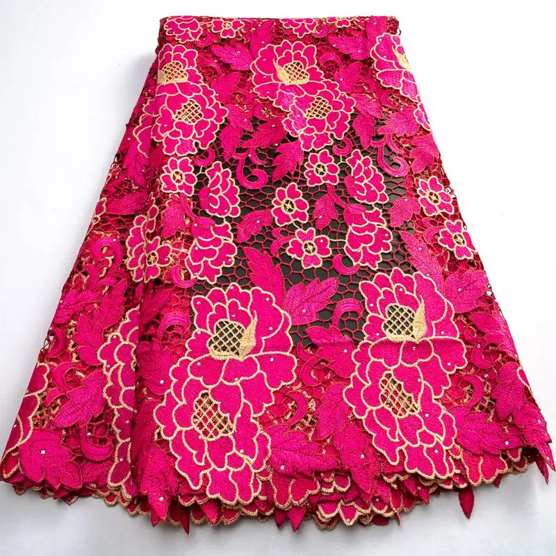 New Design Bicolor African Guipure Cord Lace Fabric 2023 High Quality Water Soluble Lace Embroidery For Women Party Dress S3465
New Design Bicolor African Guipure Cord Lace Fabric 2023 High Quality Water Soluble Lace Embroidery For Women Party Dress S3465