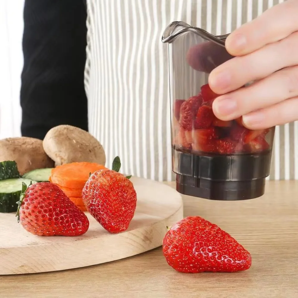 Kitchen Gadget Manual Strawberry Slicing Cup Hand Press Detachable Vegetable Fruit Slicer Labor-saving Fast Fruit Dicer Salad
Kitchen Gadget Manual Strawberry Slicing Cup Hand Press Detachable Vegetable Fruit Slicer Labor-saving Fast Fruit Dicer Salad