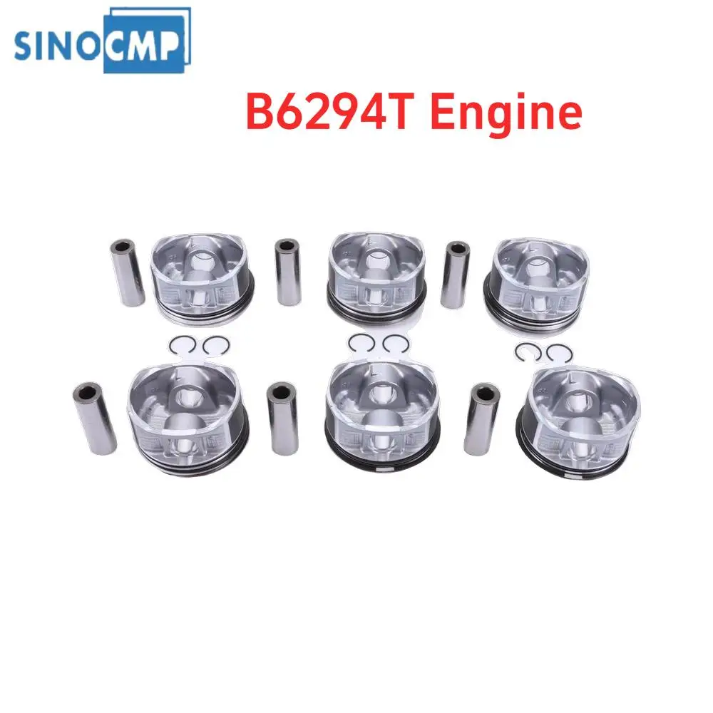 Комплект из 6 поршней и поршневых колец STD Φ83мм B6294T (274365) для Volvo S80 XC90 2.9T T6 L6, запчасти для экскаваторов
Комплект из 6 поршней и поршневых колец STD Φ83мм B6294T (274365) для Volvo S80 XC90 2.9T T6 L6, запчасти для экскаваторов
