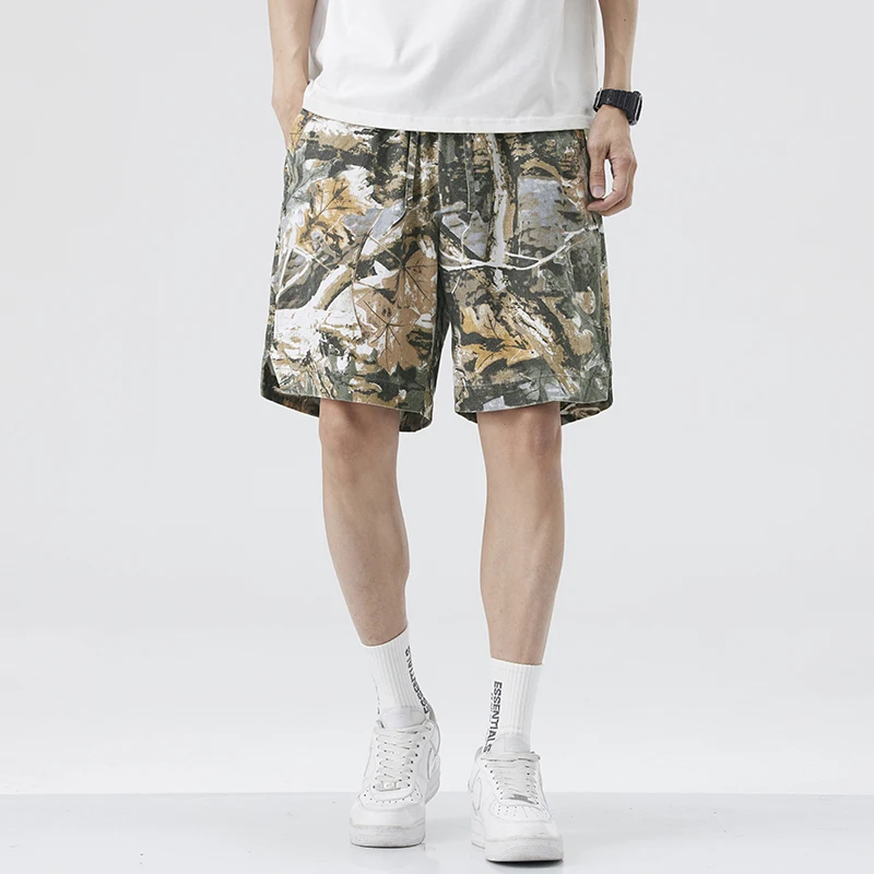 Летние японские винтажные камуфляжные хлопковые льняные шорты-карго, мужские свободные американские повседневные шорты в четверть
Летние японские винтажные камуфляжные хлопковые льняные шорты-карго, мужские свободные американские повседневные шорты в четверть