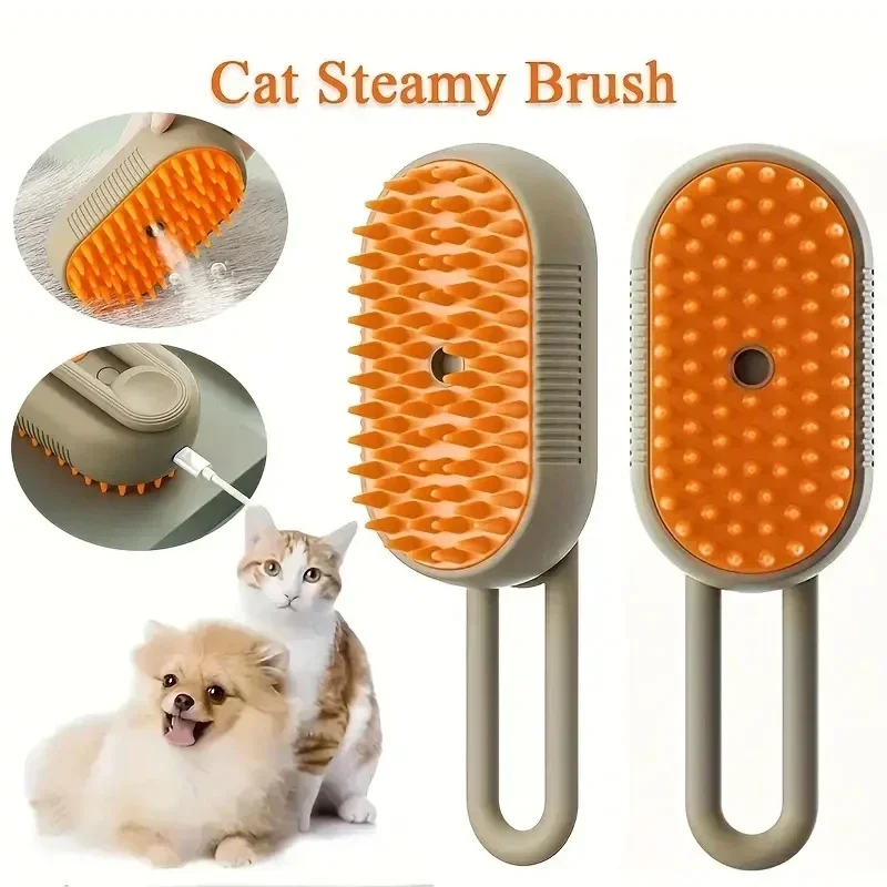 Cat Steam Brush Dog Massage Comb 3 in 1 Electric Spray Brush Pet Hair Removal Combs for Dogs Grooming Brush Supplies
Cat Steam Brush Dog Massage Comb 3 in 1 Electric Spray Brush Pet Hair Removal Combs for Dogs Grooming Brush Supplies