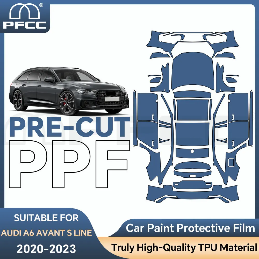 TPU For Audi A6 Avant S Line 2019-2024 PPF Paint Protective Film Custom Fit Anti Scratch Self Healing Finishing Accessories
TPU For Audi A6 Avant S Line 2019-2024 PPF Paint Protective Film Custom Fit Anti Scratch Self Healing Finishing Accessories