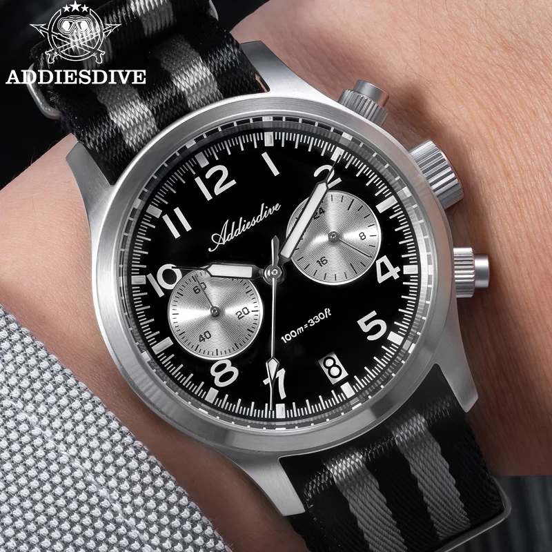 ADDIESDIVE Men's Watches Retro Panda Dial Quartz Watch Men Japan VK64 Chronograph Sapphire glass Wrist Watch Men 2025 New AD2538
ADDIESDIVE Men's Watches Retro Panda Dial Quartz Watch Men Japan VK64 Chronograph Sapphire glass Wrist Watch Men 2025 New AD2538