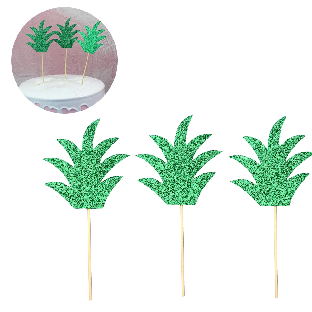 30pcs Pineapple Leaf Cake Toppers Paper Cup Picks Fruitcake Decorations Birthday Wedding Party Supplies Reusable
30pcs Pineapple Leaf Cake Toppers Paper Cup Picks Fruitcake Decorations Birthday Wedding Party Supplies Reusable