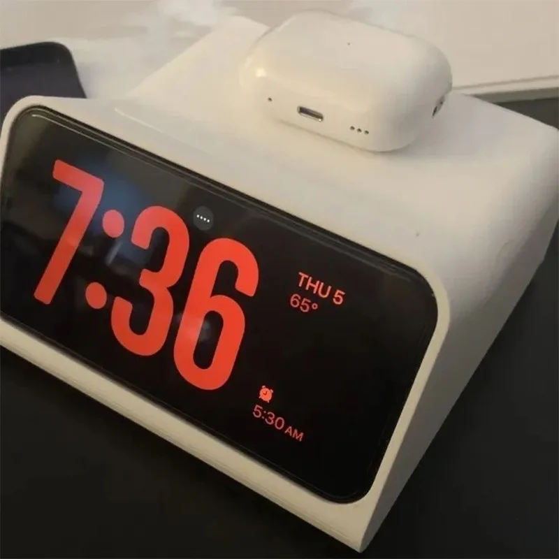 For iPhone 17 pro/17 Pro Max/Apple Watch/Airpods Pro Standby Mode Magnetic Wireless Charger Desktop Clock Charging Station
For iPhone 17 pro/17 Pro Max/Apple Watch/Airpods Pro Standby Mode Magnetic Wireless Charger Desktop Clock Charging Station