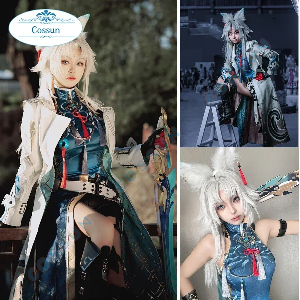 COSSUN Honkai Star Rail Feixiao Cosplay Costume Wig Embroidered Uniform Leather Coat Headwear Metal Accessories Props Halloween
COSSUN Honkai Star Rail Feixiao Cosplay Costume Wig Embroidered Uniform Leather Coat Headwear Metal Accessories Props Halloween