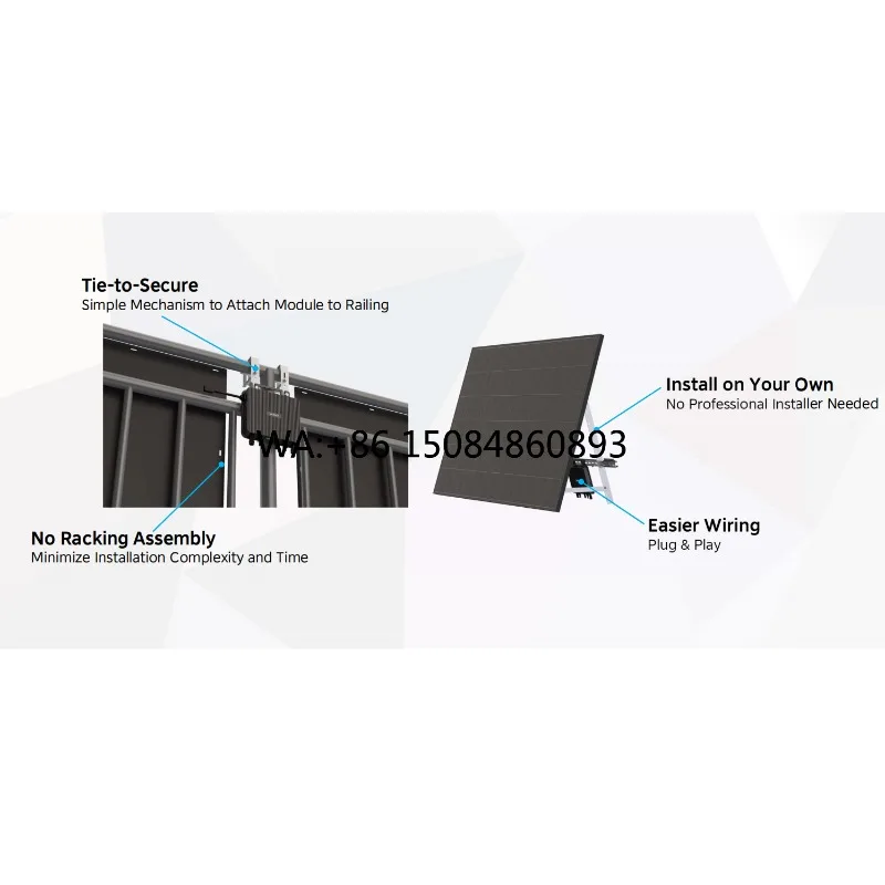 Balcony solar power generation 600W 700W 800W 1000W 1200W On Grid Balcony Power Plant with Micro Inverter Home Use
Balcony solar power generation 600W 700W 800W 1000W 1200W On Grid Balcony Power Plant with Micro Inverter Home Use