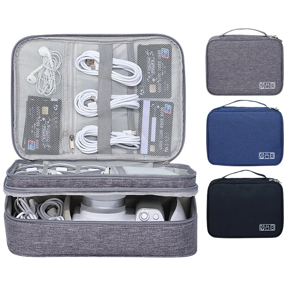 Electronic Bag USB Charge Cord Travel Cable Organizer Digital Waterproof Suitcase Portable Double Layers Bag Cloth drying rack
Electronic Bag USB Charge Cord Travel Cable Organizer Digital Waterproof Suitcase Portable Double Layers Bag Cloth drying rack
