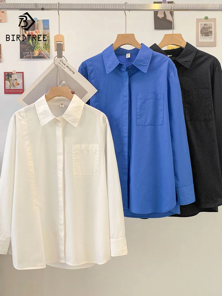 Новая женская хлопковая рубашка с длинным рукавом Весна 2026, с отложным воротником и карманом, в стиле Mori Girl, простая офисная свободная блузка T61780CC
Новая женская хлопковая рубашка с длинным рукавом Весна 2026, с отложным воротником и карманом, в стиле Mori Girl, простая офисная свободная блузка T61780CC