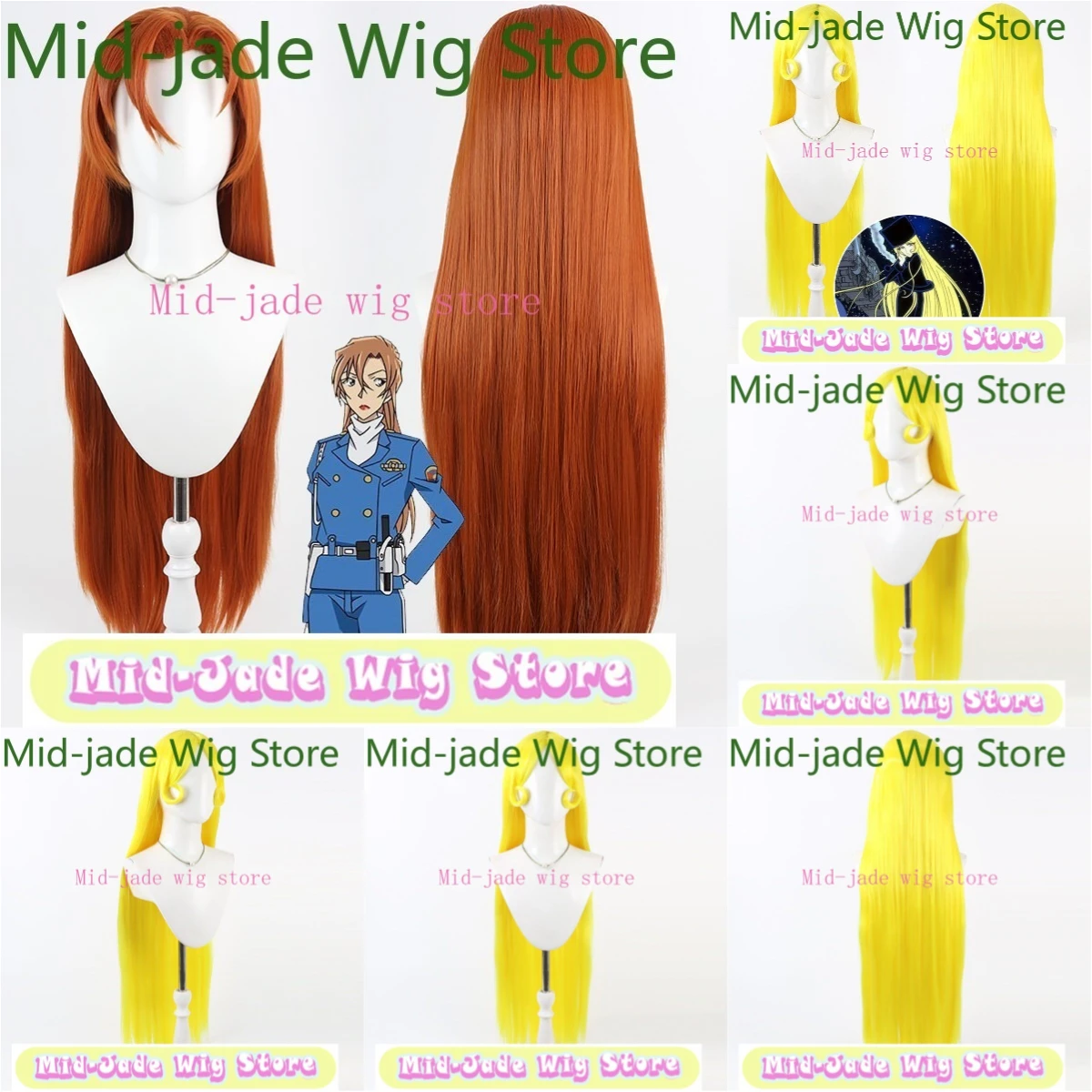 Galaxy Express 999 Maetel Cosplay Wig Golden Blonde Long Hair Planet La Metal Queen Princess Heat Resistant Wigs
Galaxy Express 999 Maetel Cosplay Wig Golden Blonde Long Hair Planet La Metal Queen Princess Heat Resistant Wigs
