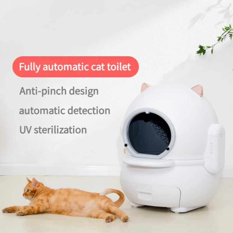 Automatic Smart Cat Litter Box Self Cleaning Pet Toilet Litter Tray Ionic Deodorizer
Automatic Smart Cat Litter Box Self Cleaning Pet Toilet Litter Tray Ionic Deodorizer