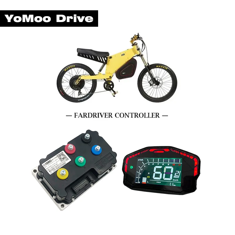 ND96530 Sine Wave FarDriver 5KW-6KW 96V DC 330A PMSM BLDC Controller With DKD Display Electric Motorcycle E-Scooter Motor
ND96530 Sine Wave FarDriver 5KW-6KW 96V DC 330A PMSM BLDC Controller With DKD Display Electric Motorcycle E-Scooter Motor