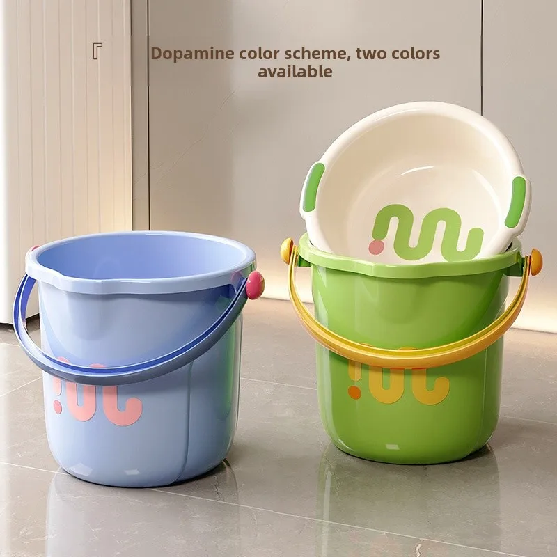 Extra Large Handheld Plastic Water Bucket Thickened Storage Barrel for Home Use Student Dormitory Dopaamine round Barrel
Extra Large Handheld Plastic Water Bucket Thickened Storage Barrel for Home Use Student Dormitory Dopaamine round Barrel
