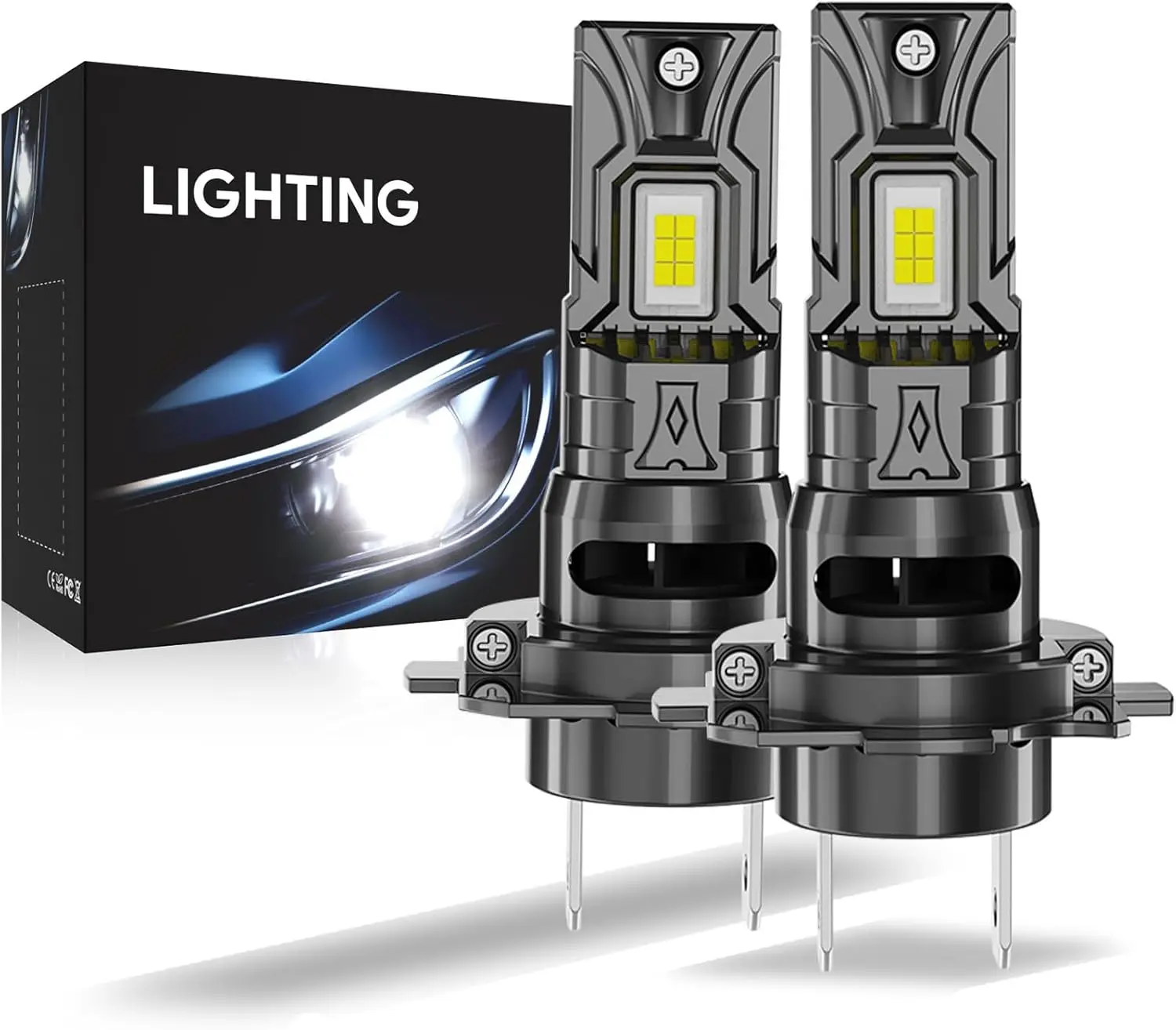 2Pack H7 Light Bulbs,30000LM White Bright 6000K, 1:1 Size Replacement Fog Light Bulb Plug-and-Play Easy Installation IP67
2Pack H7 Light Bulbs,30000LM White Bright 6000K, 1:1 Size Replacement Fog Light Bulb Plug-and-Play Easy Installation IP67