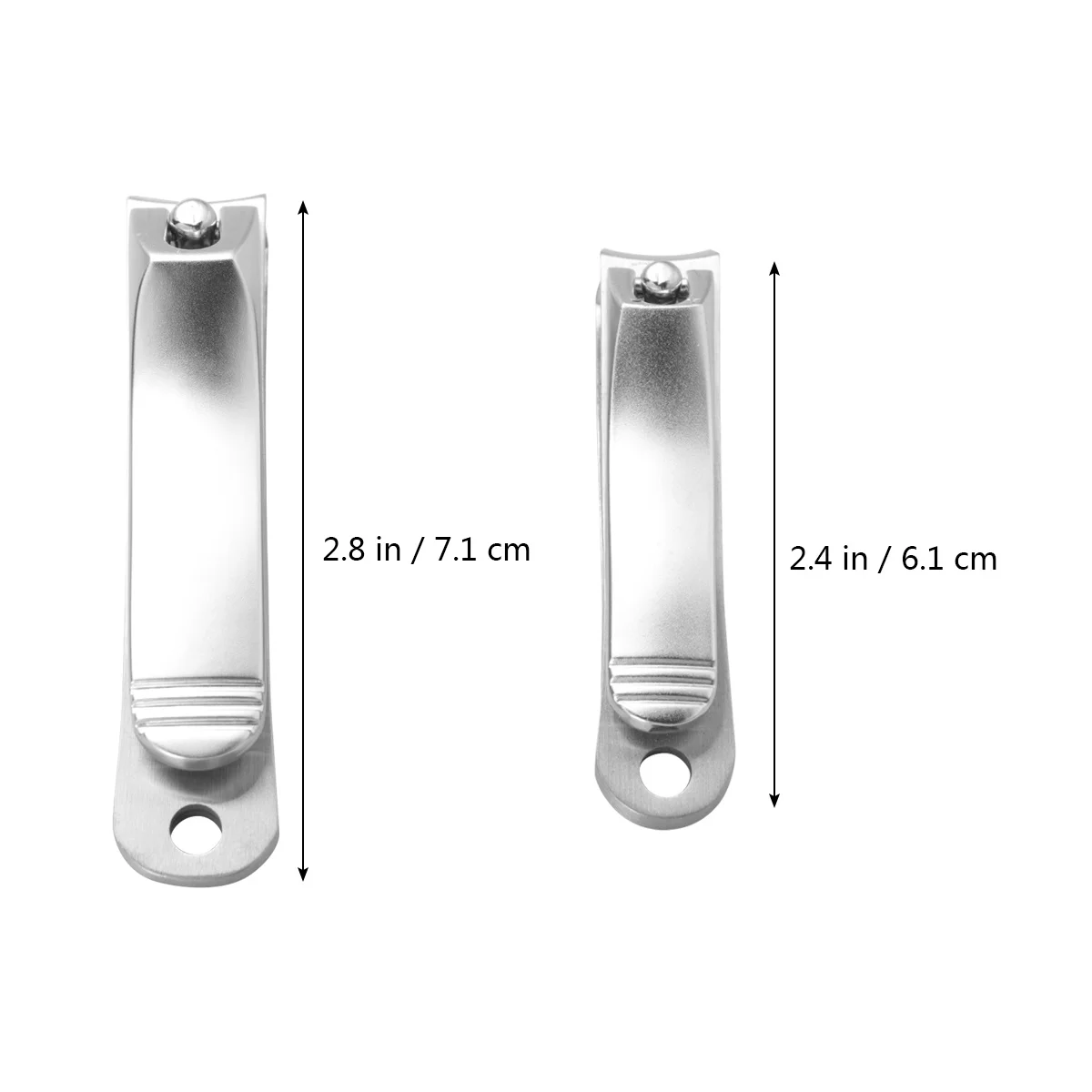 2Pcs Ergonomic Nail Clippers Stainless Steel Folding Nail Cutter for Finger Toe Nails Portable Manicure Tool Comfortable Grip
2Pcs Ergonomic Nail Clippers Stainless Steel Folding Nail Cutter for Finger Toe Nails Portable Manicure Tool Comfortable Grip