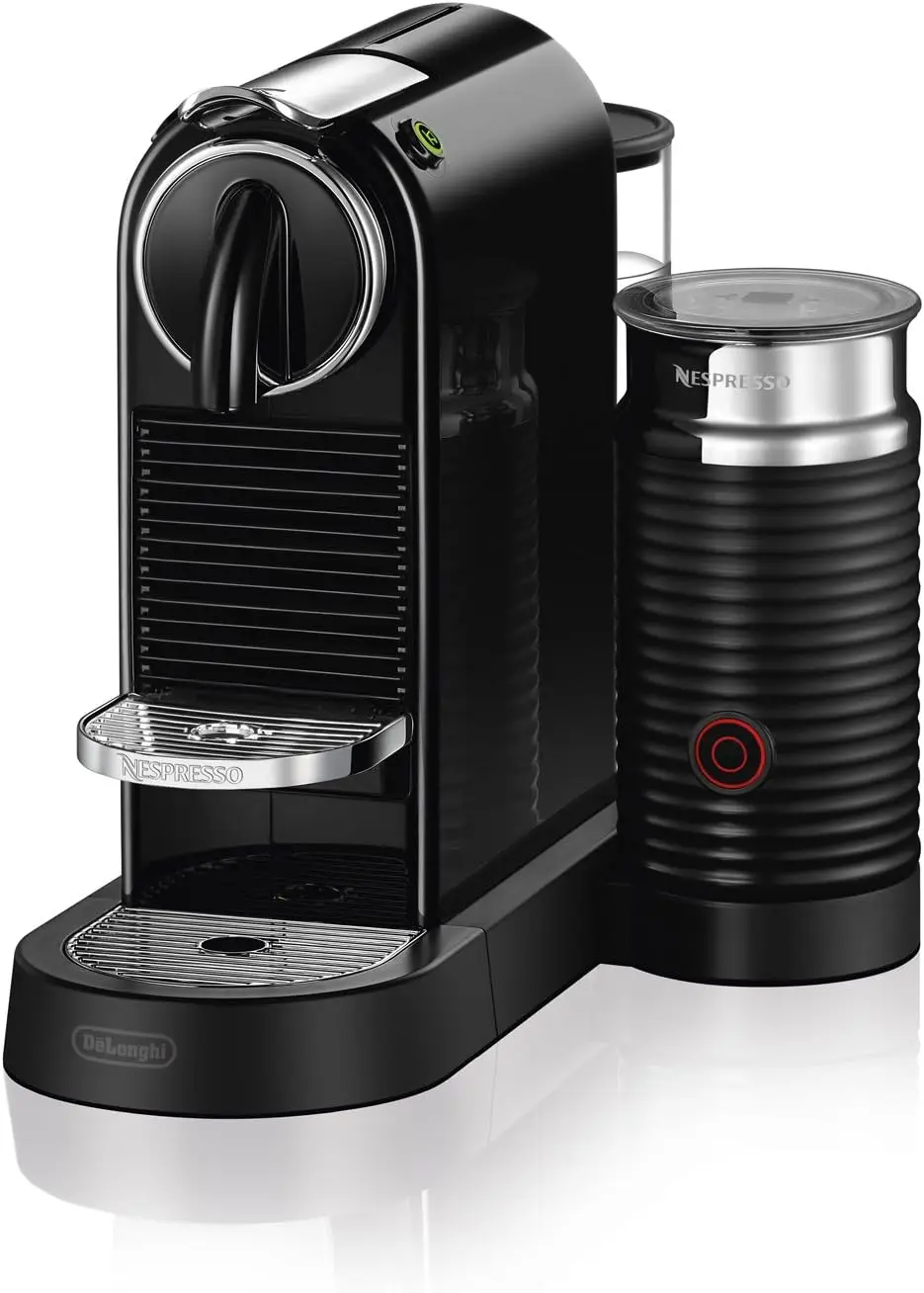 CitiZ Coffee and Espresso Machine by De'Longhi with Milk Frother, Black, 9.3 x 14.6 x 10.9 inches
CitiZ Coffee and Espresso Machine by De'Longhi with Milk Frother, Black, 9.3 x 14.6 x 10.9 inches