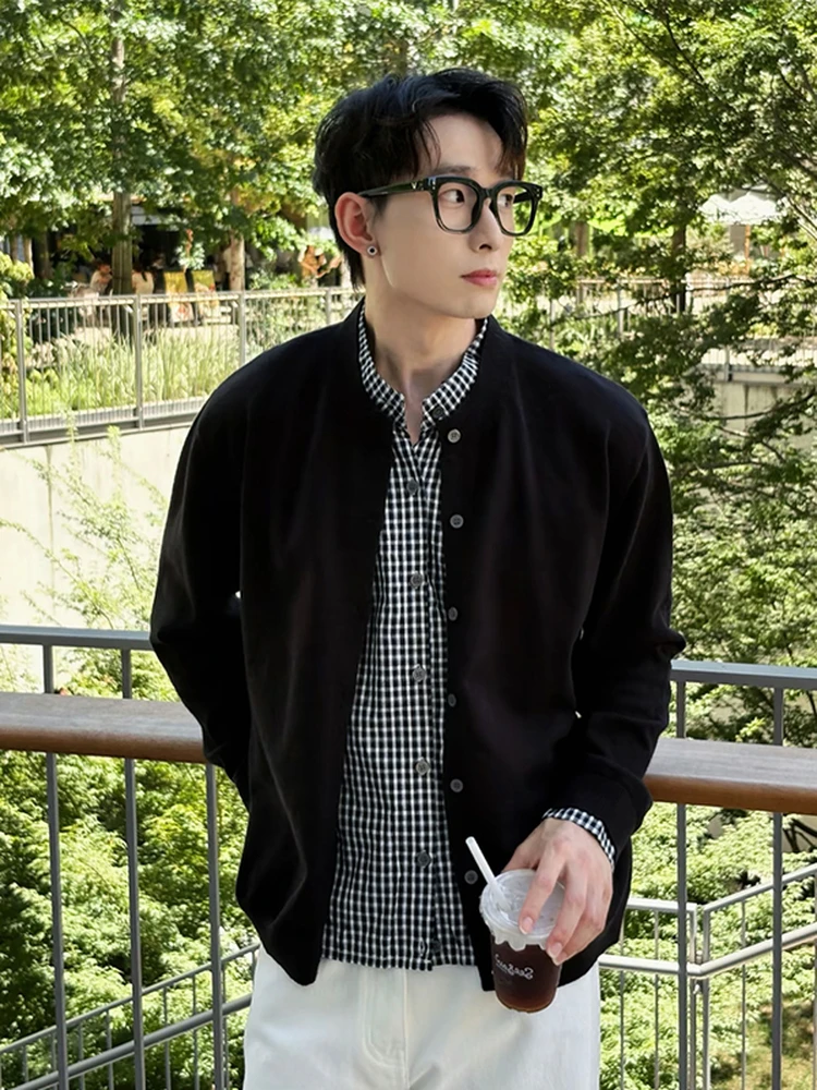 Men's Knitted Plaid Open Cardigan Jaet Lazy Sle Early Autumn Loose Fit Casual Wear Polyester Fiber Long Sve round Ne
Men's Knitted Plaid Open Cardigan Jaet Lazy Sle Early Autumn Loose Fit Casual Wear Polyester Fiber Long Sve round Ne