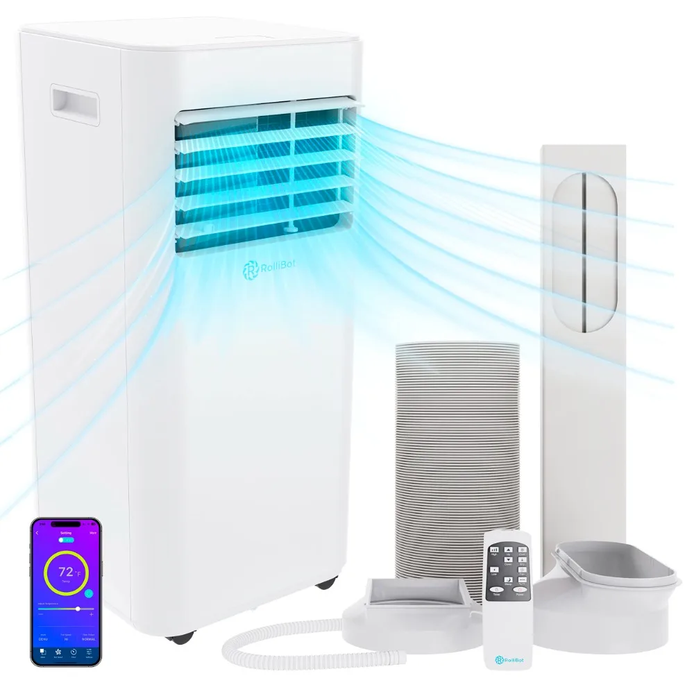 2024 New Portable Air Conditioner for Rooms Up To 450 Sq Ft - 10,000 BTU 4-in-1 Smart AC Unit with Dual-Band Wi-Fi and App
2024 New Portable Air Conditioner for Rooms Up To 450 Sq Ft - 10,000 BTU 4-in-1 Smart AC Unit with Dual-Band Wi-Fi and App