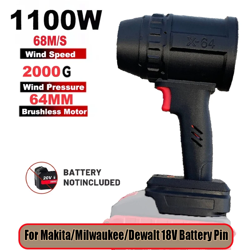 Макс. 2000 г, тяговый и жестокий воздуходувка для Dewalt/Makita, 18 В, литиевая батарея, 64 мм, турбореактивный вентилятор, электрические турбовентиляторы, струйный вентилятор
Макс. 2000 г, тяговый и жестокий воздуходувка для Dewalt/Makita, 18 В, литиевая батарея, 64 мм, турбореактивный вентилятор, электрические турбовентиляторы, струйный вентилятор