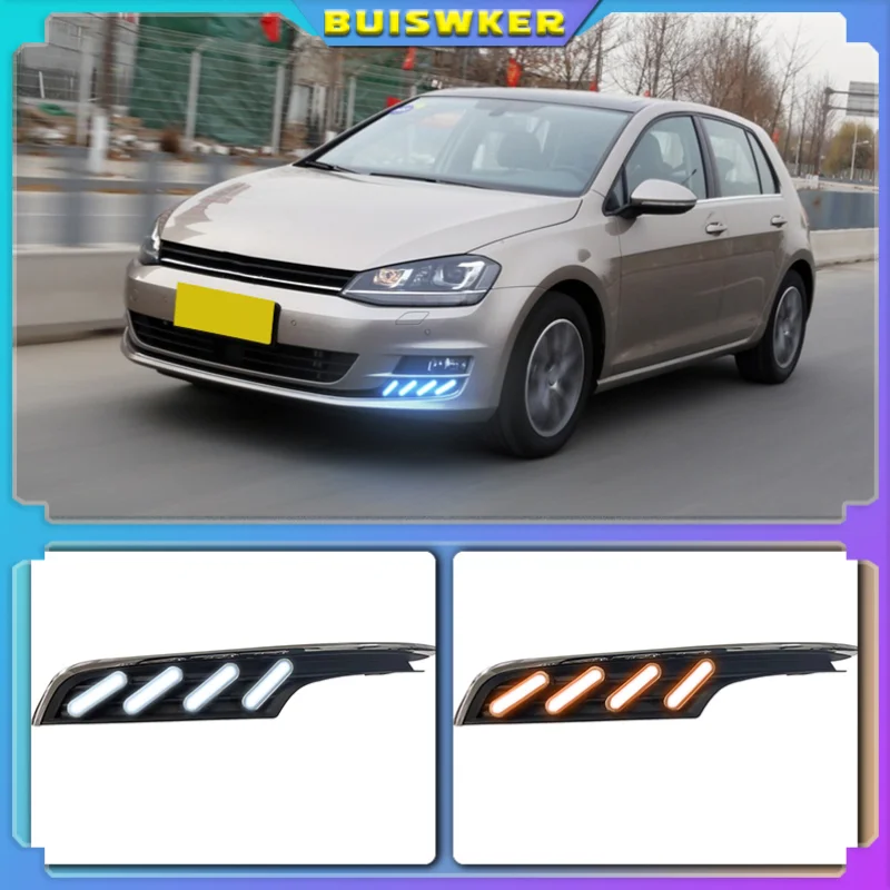 2Pcs Daytime Running Bulb Turn Light High Brightness Heat Resistant Waterproof Reverse Connection Lights for VW Golf 7 2014-2016
2Pcs Daytime Running Bulb Turn Light High Brightness Heat Resistant Waterproof Reverse Connection Lights for VW Golf 7 2014-2016